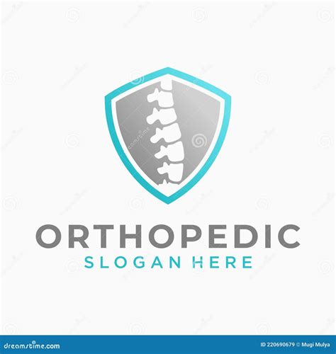 Orthopedic logo design stock vector. Illustration of care - 220690679