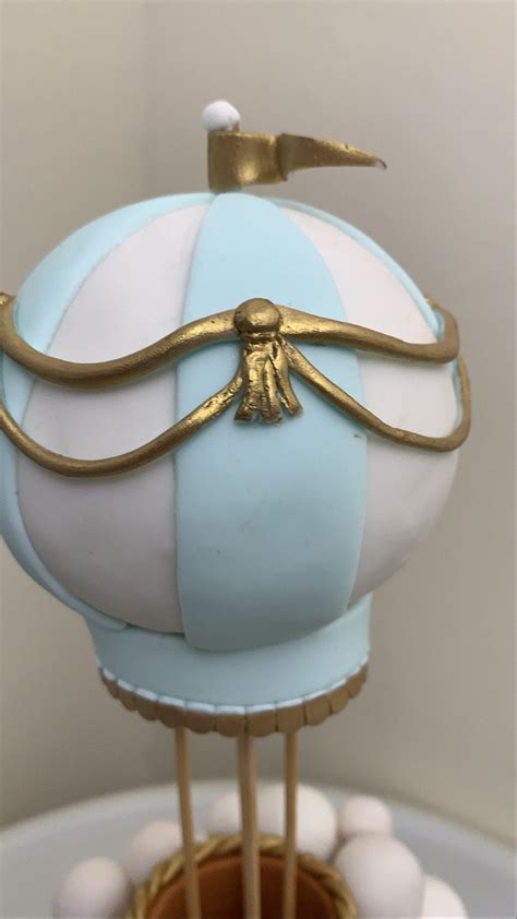 Hot Air Balloon Cake Topper First Birthday Cake Decoration Etsy