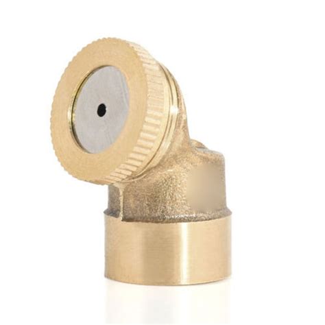 Gold Adjustable Brass Spray Misting Nozzle Garden Sprinklers Irrigation