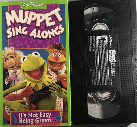 Muppet Sing Alongs It S Not Easy Being Green Jim Henson Kermit Vhs