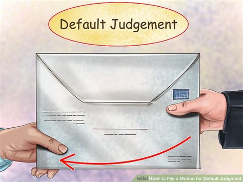 How To File A Motion For Default Judgment With Pictures