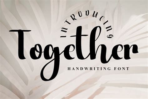 Together Font By Kongsico · Creative Fabrica