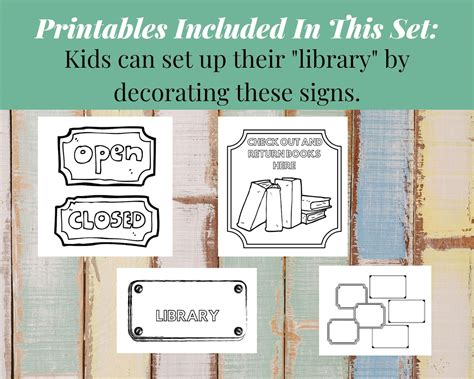 Library Pretend Play Printables Printable Word Searches