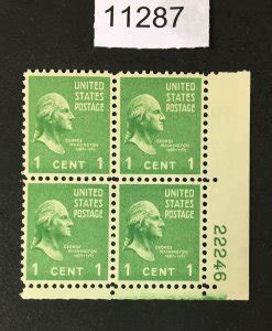 Us Stamps Mint Og Nh Plate Block Lot United States