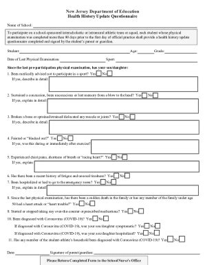 Fillable Online Athletic And Co Curricular Participation Fax Email