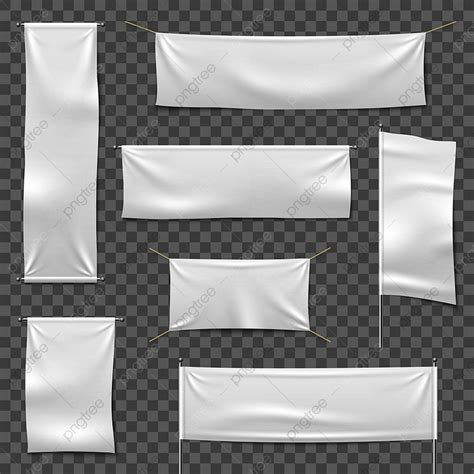 Textile Banners Vector Png Images Textile Advertising Banners Flags