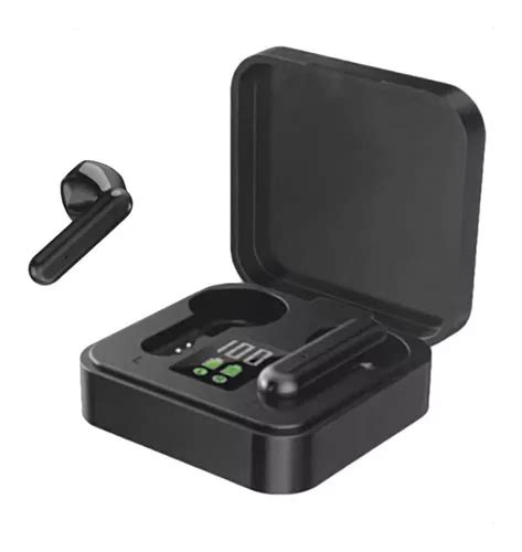 Fone De Ouvido In Ear Sem Fio Bluetooth Potente Hmaston Cor Preto