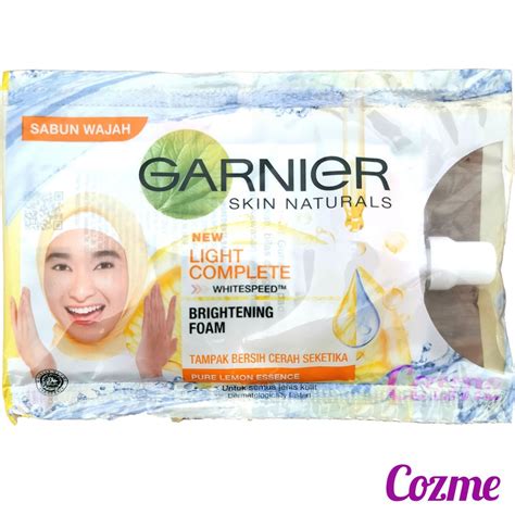 Jual Garnier Light Complete Brightening Foam Sachet Ml Shopee Indonesia