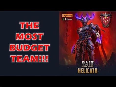 Budget Helicath Clan Boss Team Raid Shadow Legends YouTube