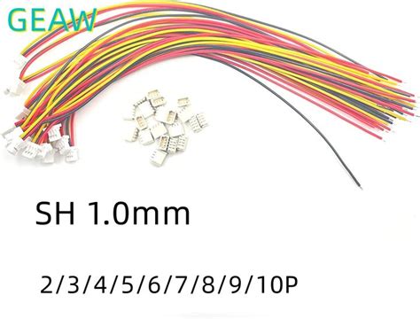 10 Sets Mini Micro Jst Sh 10mm 2pin 345678910p Jst Connector With Wires Cable Terminal