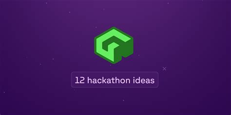 12 ideas to power your hackathon project