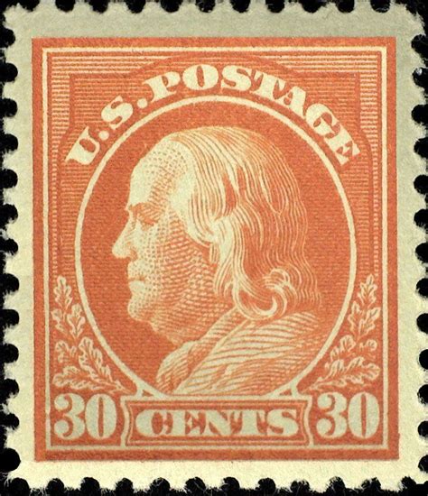 Classic U S Stamps Scott 516 30c Benjamin Franklin