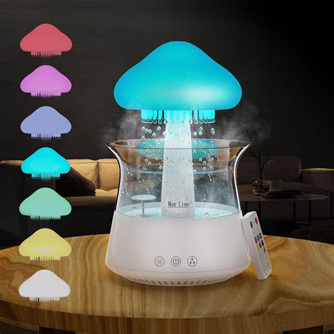 Amazon Rain Cloud Humidifier Water Drip Mushroom Rain Cloud Night