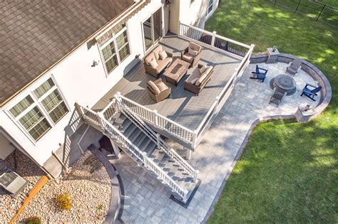 Second Story Composite Deck With Waterproofing And Under Deck Finishes