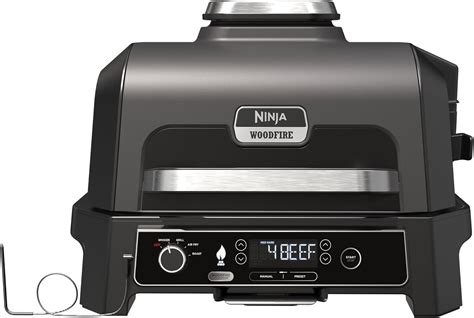 Ninja Woodfire Pro XL Elektrischer Grill Smoker Mit Digitaler Sonde