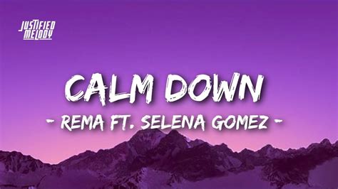 Rema Calm Down Lyrics Meaning