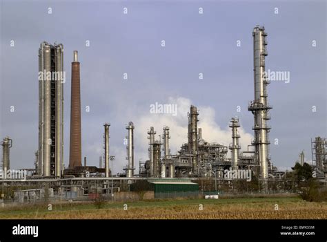 Industry Construction Factory Outside Manufacturing Plant Stock Photo