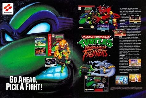 TMNT Tournament Fighters (SNES & Genesis) has turned 30 years old : r/TMNT