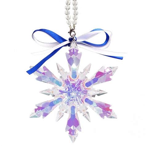 Frozen Snowflake Glass Ornament Disneyland Paris By Arribas