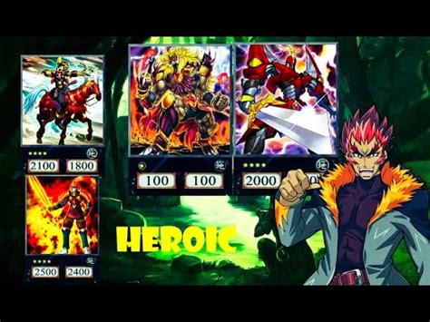 YGOPRO Heroic Deck Pure Nistro Gauche Yu Gi Oh ZEXAL Number 54 YouTube