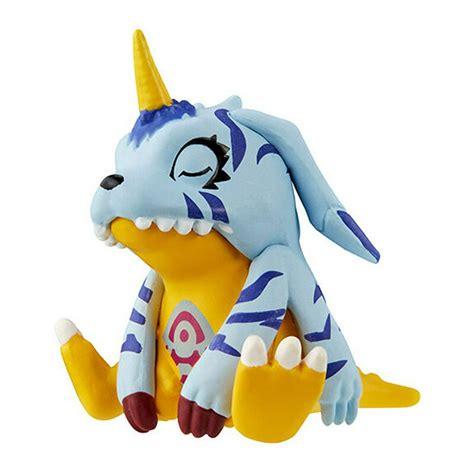 Bandai Digimon Adventure Agumon Gabumon Piyomon Tentomon Palmon Gomamon Gashapon Anime Figura De