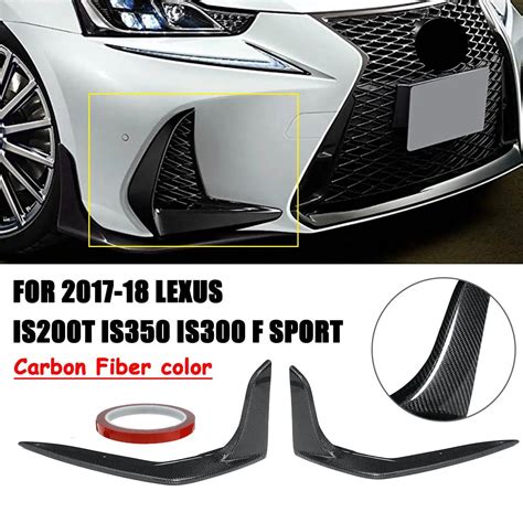 Automotive Exterior Accessories For 2017 2019 Lexus Is200t Is350 Is300 F Sport Carbon Fiber