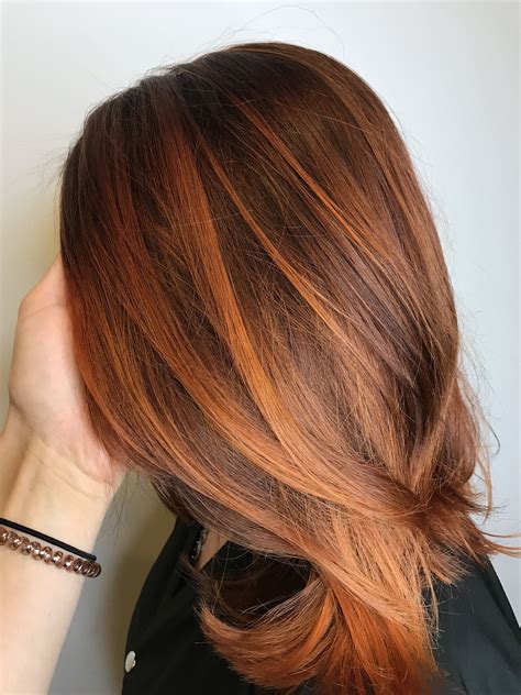 Pin By Brooke Hudak On Girlie Stuff Balayage Hair Copper Balayage