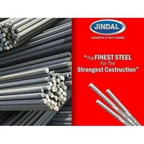 10mm Jindal TMT Bars For Construction Purpose Grade Fe 500D At Rs 51