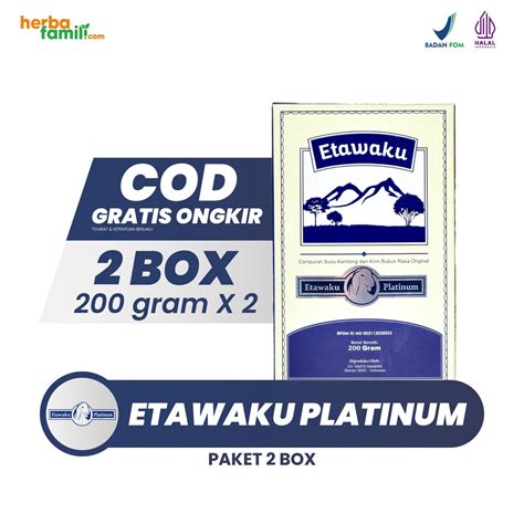 Jual Etawaku Platinum Original 2 Box Susu Kambing Etawa Solusi Atasi