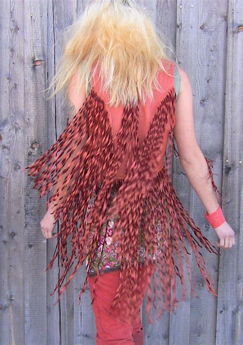 Vest Extreme Fringe Vest Raw And Edgy Designs Deerskin Leather Jackets And Vests