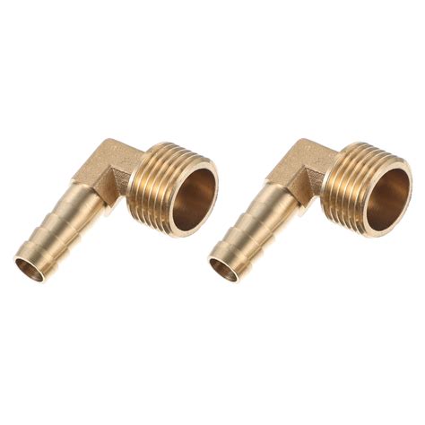 2 Pcs Right Angle Water Fittings Brass Hose Accessories Ifrared Heater Heaters Garden Adapter