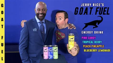 Goat Fuel Energy Drink Product Review Goat Fuel Energy By Hall Of Famer Jerry Rice Youtube