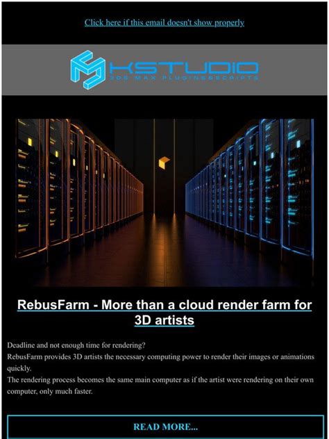 Kstudio News From Kstudio Rebusfarm More Than A Cloud Render Farm