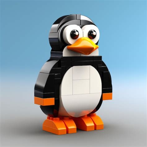 Premium Photo Realistic Lego Penguin Set With Innovative Techniques