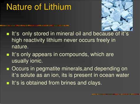 Ppt Lithium Powerpoint Presentation Free Download Id 4192211