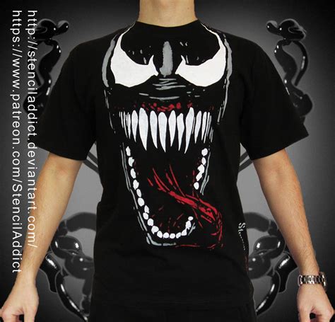 Venom T Shirt By Stenciladdict On Deviantart