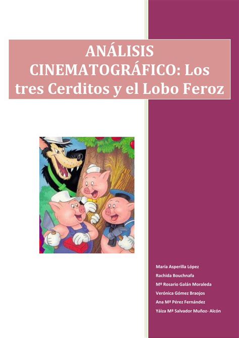 Pdf An Lisis Cinematogr Fico Los Tres Cerditos Y El Pdf