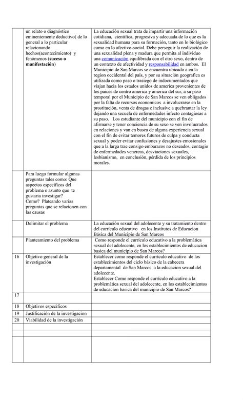 Ejemplos De Planteamiento Del Problema 7