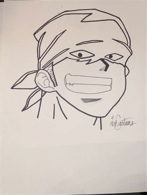 Roronoa Zoro💚 Outline | Tattoo outline, Outline, Sketches