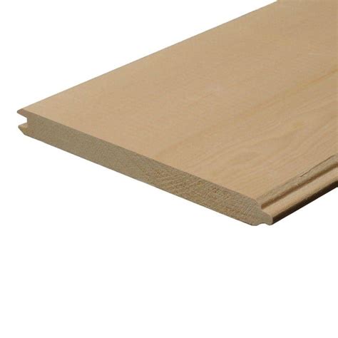 1 in. x 8 in. x 8 ft. Pine Tongue and Groove Board-748401 - The Home Depot