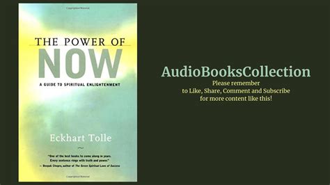 The Power Of Now Audiobook A Journey To Spiritual Enlightenment