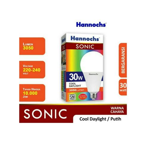 Jual Hannochs Sonic Lampu LED Bulb SONIC 30W30WATT 30 W HANNOCH SONIK