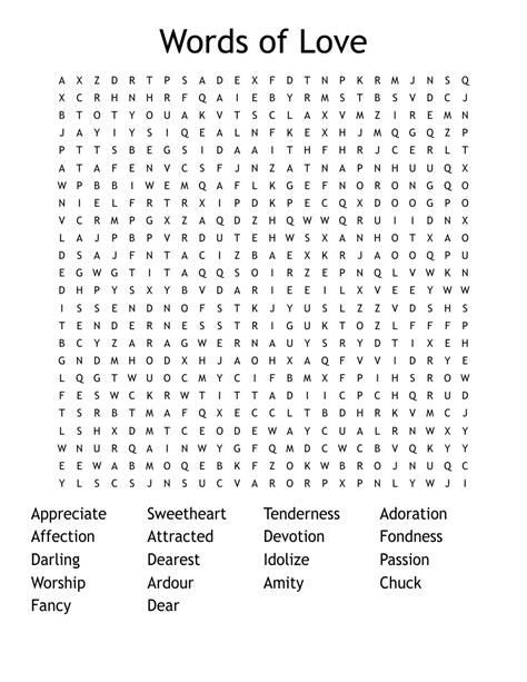 L O V E Word Search Wordmint Love Word Search Puzzle Free Printable