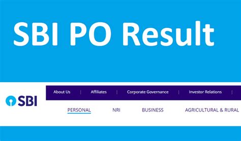 Sbi Po Prelims Result 2021 Heres The