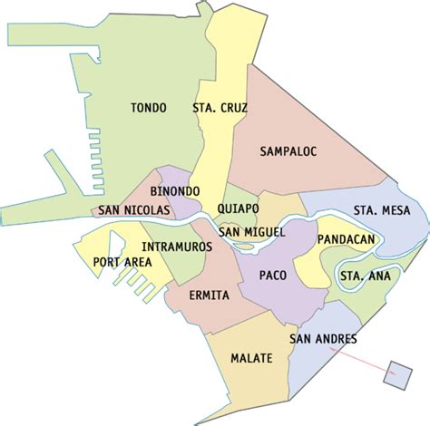 Manila Barangays Districts Philippine News