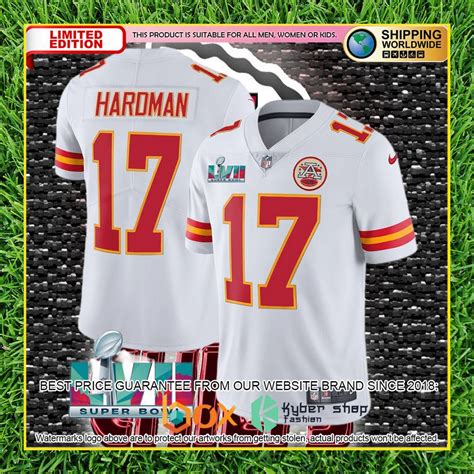 HOT Kansas City Chiefs Mecole Hardman Super Bowl LVII White Premium ...