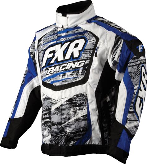 Fxr Racing Snowmobile Gear Mens Cold Cross Jacket Grey Warpblue