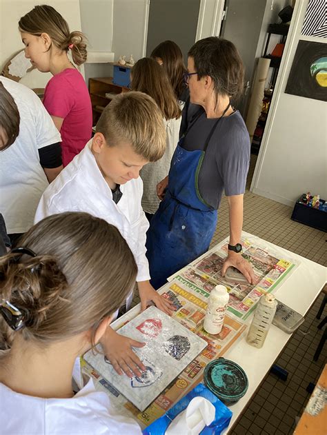 Atelier Lithographie Collège Saint Joseph Derval