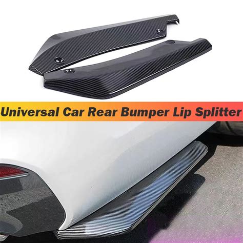 Universal Car Rear Bumper Lip Splitter Scratch Protector For Hyundai