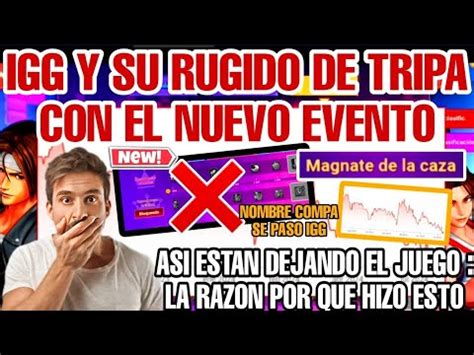 IGG Y SU RUGIDO DE TRIPAS CON EL NUEVO EVENTO LA RAZON POR QUE HIZO